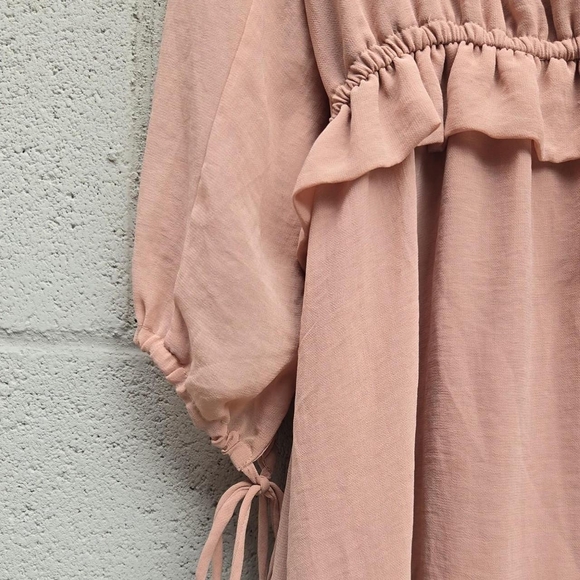 H&M Blush Long Sleeve Dress - Picture 4 of 5